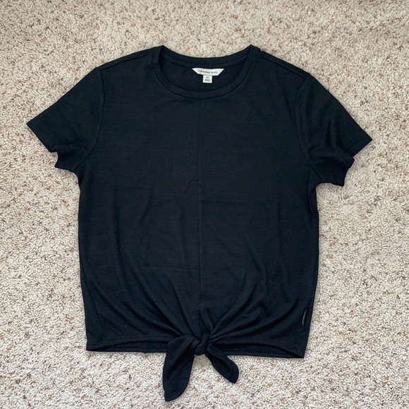 • Calvin Klein front tie T-Shirt • - Picture 1 of 5